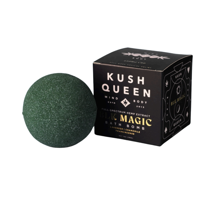 Kush Queen CBD Bath Bomb / Black Magic